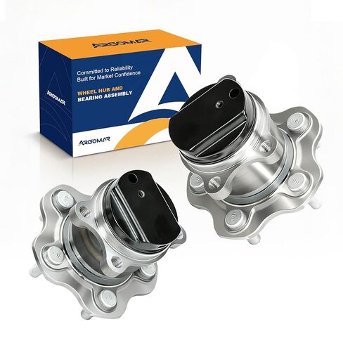 2PC 512534 FWD Rear Wheel Bearing Hub Assembly Fit for Nissan 17-22 Qashqai, 08-20 Rogue, 17-22 Rogue Sport, 5 Lugs w/ABS 432024BA0A in Kuwait