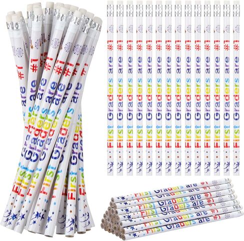 30Pcs 1st Graders Motivational Pencils with Erasers 1st Graders Are #1 Inspirational First Day of School Pencils Back to School Supplies for Students Classroom Reward End of Year Graduation Gifts in Saudi Arabia