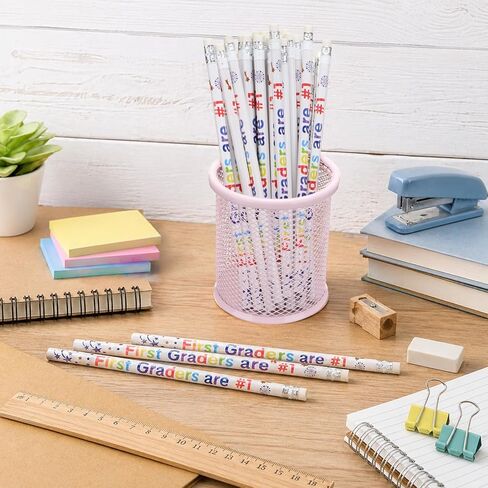 30Pcs 1st Graders Motivational Pencils with Erasers 1st Graders Are #1 Inspirational First Day of School Pencils Back to School Supplies for Students Classroom Reward End of Year Graduation Gifts in Saudi Arabia