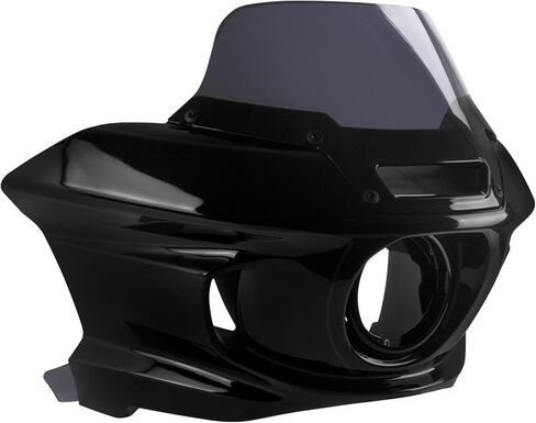 Front Headlight Fairing with 7" Windshield Compatible with Harley Softail 2018-up Headlight Fairing, fit for Harley Softail Low Rider Fat Boy Standard Street Bob 2018-up Motorcycle Fairing in Kuwait