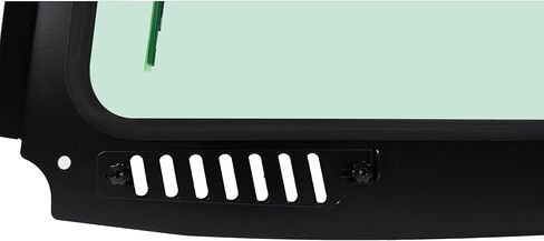 ECOTRIC Front Windshield Compatible with 2020-Up Kawasaki Teryx KRX 1000 UTV Full Glass Windscreen W/Wiper, Vented Holes Powder Coated Steel in Kuwait