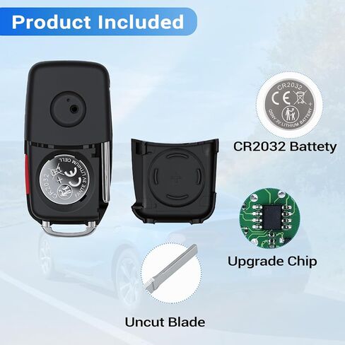 Key Fob Fits for Volkswagen Beetle 2012-2016 VW CC Eos Golf GTI Jetta Passat Tiguan Touareg 2011 2012 2013 2014 2015 2016 Keyless Entry Remote Control NBG010180T 315 MHz in Saudi Arabia