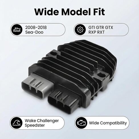 منظم الجهد الكهربي المعدل 230-22165 SH775AA لـ Sea-Doo GTI GTX RXP RXT Wake 2008-2014 & Can-Am Outlander 330 400 650 800 2003-2008، يستبدل 710-000-870، 710-000-908، 710-001-103 in Kuwait