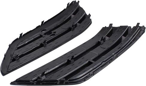 Pair Black Front Bumper Insert Fog Light Bezel Trim for Honda Pilot 2016-2018 without Backup Parking Aid Sensor Hole in Kuwait