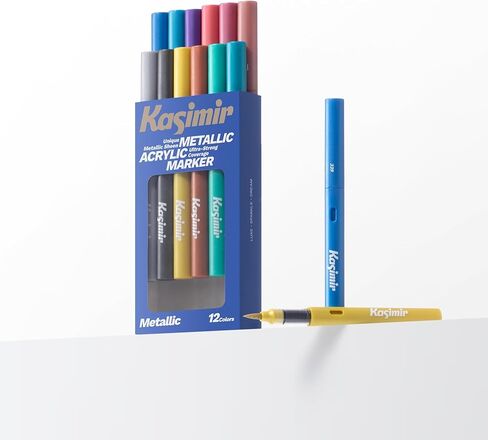 Kasimir Metallic Acrylic Markers Pens- 24 Colors in Saudi Arabia