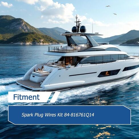 WFLNHB مجموعة أسلاك توصيل الإشعال 84-816761Q14 لاستبدال محركات Mercruiser 3.0 1990 in Kuwait