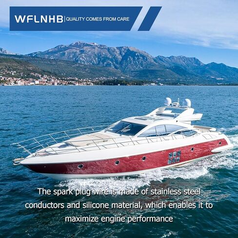 WFLNHB مجموعة أسلاك توصيل الإشعال 84-816761Q14 لاستبدال محركات Mercruiser 3.0 1990 in Kuwait