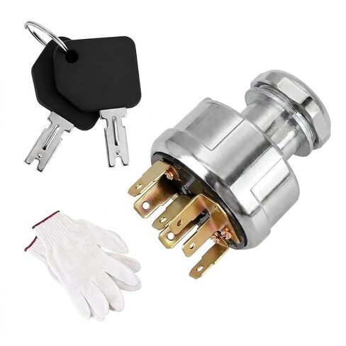 4292483 Starter Ignition Switch w/ 2 Keys Compatible with Clark Forklifts POLLAK 31-297 Hyster TO015B Lift Truck 2782017 in Kuwait