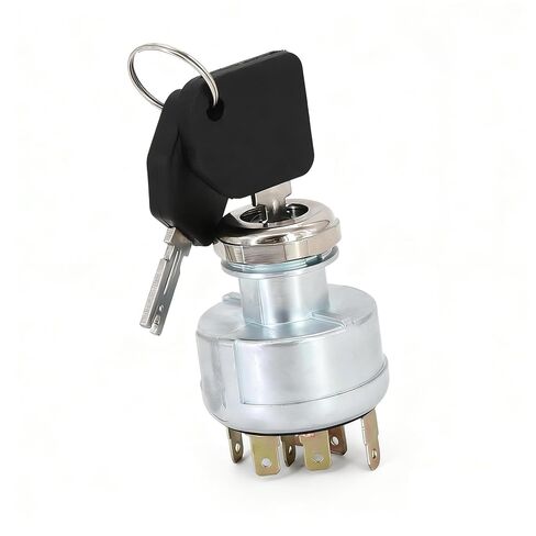 4292483 Starter Ignition Switch w/ 2 Keys Compatible with Clark Forklifts POLLAK 31-297 Hyster TO015B Lift Truck 2782017 in Kuwait