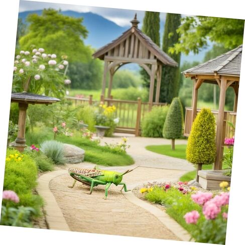 Toyvian 2 pcs Realistic Locust Plastic Model Educational for Learning and Nature Exploration Lightweight Figurine for Home and Office Decoration in Kuwait