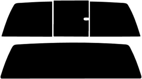 True Line Automotive Precut Window Tint Kit Compatible with Chevrolet S10 2 Door Pickup 1994-2003 20% Fronts 5% Backs in Kuwait