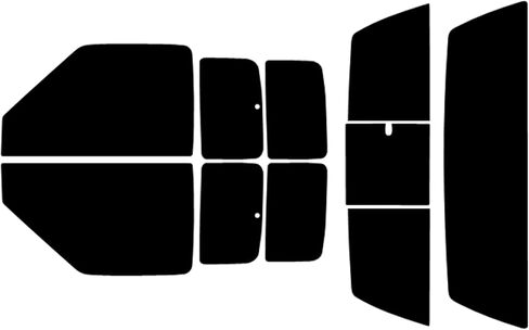 True Line Automotive Precut Window Tint Kit Compatible with Chevrolet S10 2 Door Pickup 1994-2003 20% Fronts 5% Backs in Kuwait