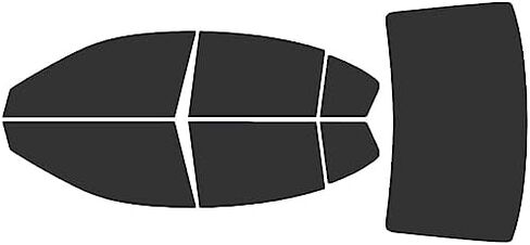 Rvinyl Window Tint Kit Compatible with Subaru Legacy 2010-2014 - Black 20% - Single Ply No Bubble Film - Do it Yourself Vehicle Complete Precut Kit in Kuwait