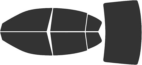 Rvinyl Window Tint Kit Compatible with Subaru Legacy 2010-2014 - Black 20% - Single Ply No Bubble Film - Do it Yourself Vehicle Complete Precut Kit in Kuwait