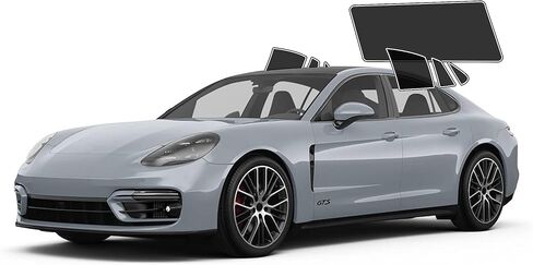 Autotek DIY Car Window Tinting Kit - Customize Shade: 5%, 10%, 20%, 35%, 50%, 70%, for Porsche All Models Sides & Back Windows - Pre-Cut colorants for UV Blocking and Blast Protection in Kuwait