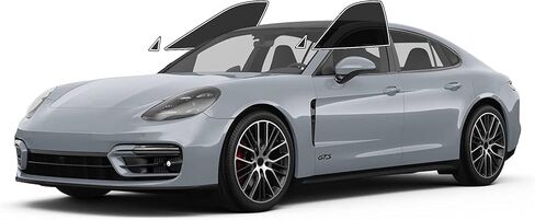 Autotek DIY Car Window Tinting Kit - Customize Shade: 5%, 10%, 20%, 35%, 50%, 70%, for Porsche All Models Sides & Back Windows - Pre-Cut colorants for UV Blocking and Blast Protection in Kuwait