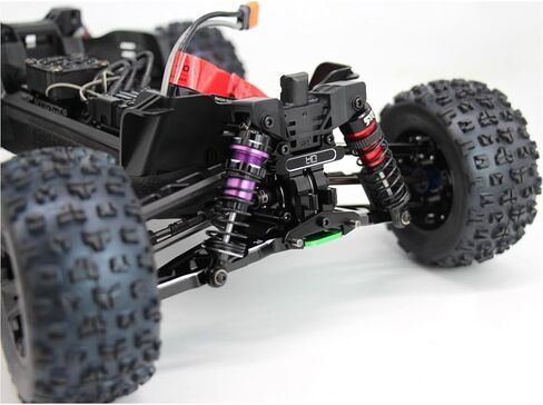 Hot Racing AMN12CF01 T6 Aluminum Diff Cover Set Front - Fits Arrma Mini in Kuwait