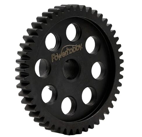 Powerhobby Hardened Steel Pinion Gear w 2 Grub Screws Speed Run/Drag Racing Mod 1 / Mod1 8mm (35T) in Saudi Arabia