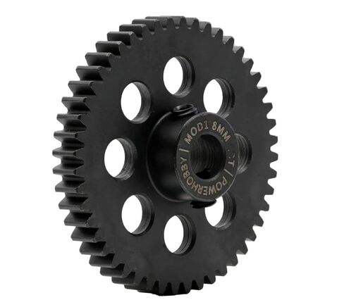 Powerhobby Hardened Steel Pinion Gear w 2 Grub Screws Speed Run/Drag Racing Mod 1 / Mod1 8mm (35T) in Saudi Arabia