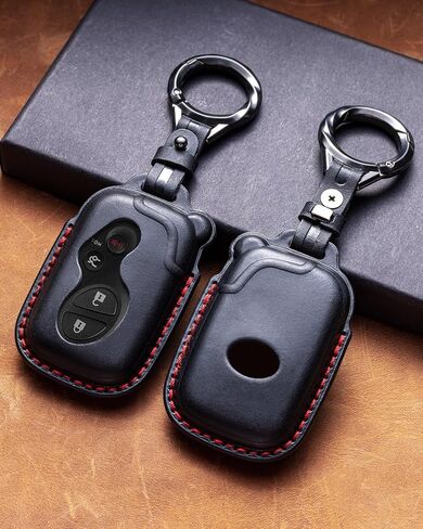 Leather Key Fob Cover for Lexus RX350 CT200h IS250 ES350 GS LS GX Key Case Keychain in Kuwait