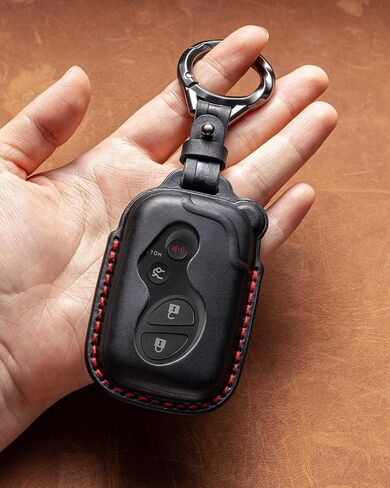Leather Key Fob Cover for Lexus RX350 CT200h IS250 ES350 GS LS GX Key Case Keychain in Kuwait