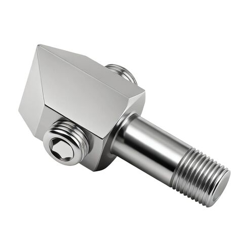 Oil Pressure Sensor Adapter Fittings Kit Includes 1/8-27 NPT Port Plugs, 90 & 45 Degree Sensor Ports, and 1/4 NPT Female-to-Male Tee Adapter for Small Block V8 Engines in Saudi Arabia