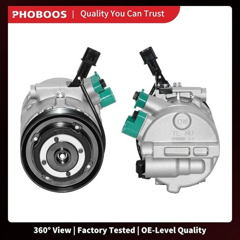 PHOBOOS A/C Compressor with Clutch Compatible with Hyundai Tucson 2.0L 2017-2018 (From 01/03/2017), Fast Cooling, Low Noise, Easy Installation, Ref.CO-11578C, 178335 in Kuwait