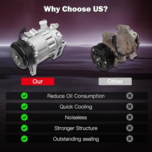 CCIYU Air Conditioning Compressor for Nissan Altima Pathfinder 3.5L 2007-2020 Replaces AC Compressor for Car in Kuwait