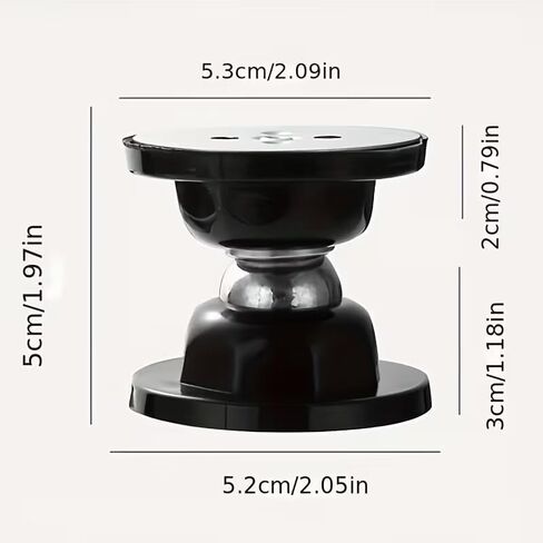 Strong Magnetic Door Stopper - No Drill, Soft Plastic Holder with 3D Adhesive Tape, Ideal for Short Gaps & Floor Mounting, Durable Silicone, Compact Design, Office & Home Use in Kuwait