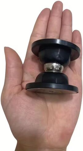 Strong Magnetic Door Stopper - No Drill, Soft Plastic Holder with 3D Adhesive Tape, Ideal for Short Gaps & Floor Mounting, Durable Silicone, Compact Design, Office & Home Use in Kuwait