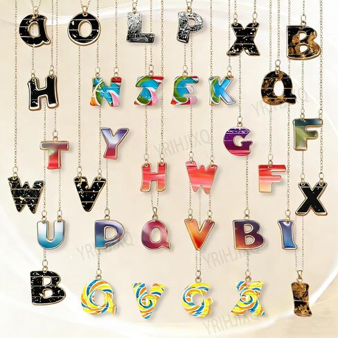 26Cavity Letter Resin Keychain Mold Kit,Striped Alphabet Silicone Epoxy Casting Mold with Keychain Rings,for DIY Initial Keychains,Personalized Letter Charms,Jewelry Making in Saudi Arabia