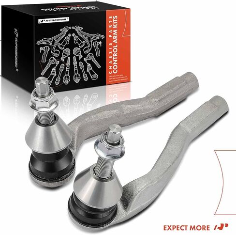 A-Premium 2 × أطراف قضيب ربط خارجي أمامي، متوافق مع Mercedes-Benz C300 2015-2021، C400 2015، C43 AMG 2017-2021، C450 AMG 2016، E300 2017-2019، E400 2018، E43 AMG، E63 AMG S، جي ال سي 300، جي ال سي 43 ايه ام جي in Kuwait
