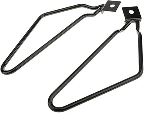 2pcs Motorcycle Saddlebags Brackets Support for Harley 883 Iron XL883N Dyna Fat Bob FXDF (Black) in Saudi Arabia