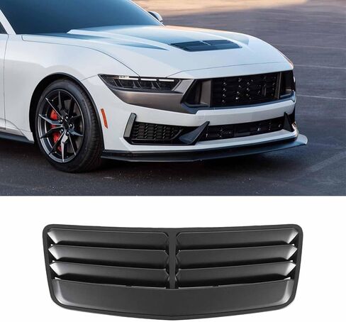 Replacement Engine Hood Air Vent for Ford Mustang GT/Darkhorse 2024-2025 Upper Air Vent Cover ABS Plastic (Matte Black) in Kuwait