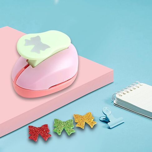 Paper Punch Hole Punch Shapes Premium Paper Puncher Paper Hole Punch for Paper Craft Arts Projects Card Making DIY Adults, Tie in Saudi Arabia