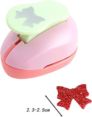 Paper Punch Hole Punch Shapes Premium Paper Puncher Paper Hole Punch for Paper Craft Arts Projects Card Making DIY Adults, Tie in Saudi Arabia
