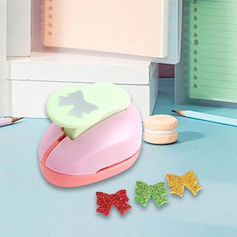 Paper Punch Hole Punch Shapes Premium Paper Puncher Paper Hole Punch for Paper Craft Arts Projects Card Making DIY Adults, Tie in Saudi Arabia