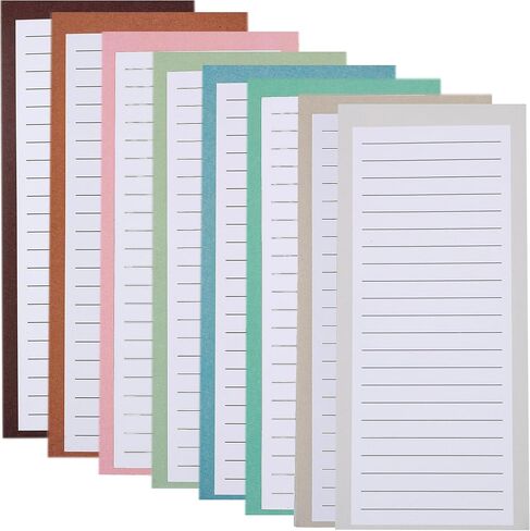 24 Pcs Magnetic Notepads for Refrigerator Grocery Shopping Magnet Pad Full Magnet Back Notepads Magnetic Note Pads Lists for Fridge Kitchen Shopping Grocery,50 Page in Kuwait