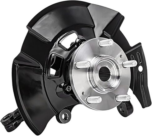 مجموعة مفصل التوجيه الأمامي الأيمن للركاب ومجموعة محور العجلة تناسب Hyundai Sonata 2011-2013 L4 2.4L (W/O تعليق رياضي) 517163R010, 517563R000,698-464 in Kuwait