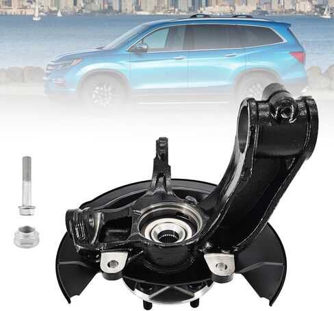 686-373 Front Driver Side Steering Knuckle 51211-TZ5-A00 Front Left Wheel Hub Steering Knuckle Assembly Compatible with Honda Pilot 3.5L V6 2016-2022 in Saudi Arabia