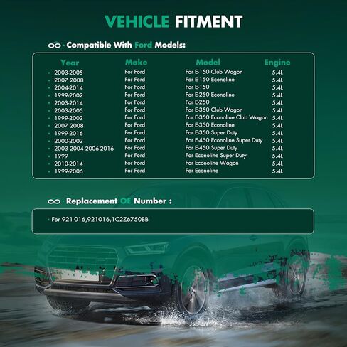 SCITOO 921-016 عصا قياس زيت المحرك 2004-2014 لـ Ford E-150,2003-2014 لـ E-250,2003-2005 لـ E-350 Club Wagon، 1999-2006 لـ Econoline، 2010-2014 لـ Econoline Wagon 1C2Z6750BB عصا تراجع مستوى الزيت in Kuwait