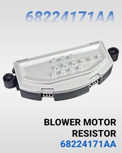HVAC Blower Motor Resistor 68224171AA Compatible for Jeep Grand Cherokee 2014-2023,Dodge Durango Charger Challenger,Chrysler 300 Replaces 984-498, RU868, 4P1874 in Saudi Arabia