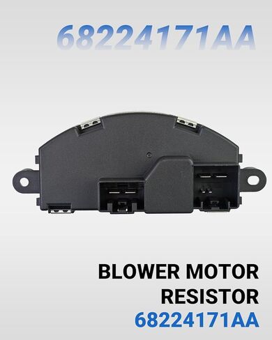 HVAC Blower Motor Resistor 68224171AA Compatible for Jeep Grand Cherokee 2014-2023,Dodge Durango Charger Challenger,Chrysler 300 Replaces 984-498, RU868, 4P1874 in Saudi Arabia