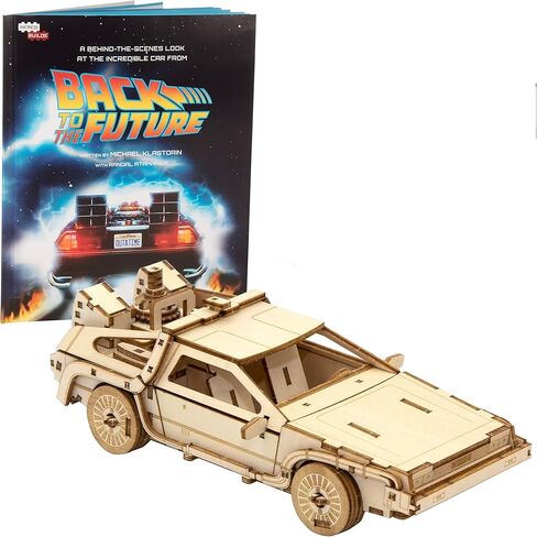 مجموعة ألغاز ونماذج خشبية ثلاثية الأبعاد من DeLorean (154 قطعة) قم ببناء وطلاء لعبة نسخة طبق الأصل لآلة الزمن ثلاثية الأبعاد الخاصة بك، لا تحتاج إلى غراء - هدية للأطفال والمراهقين والبالغين ومحبي الفيلم (10+) in Kuwait