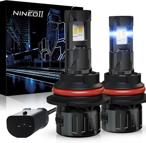 مصابيح NINEO H11، مصابيح ضباب H8/H9/H11، [ترقية 2025] أكثر سطوعًا بنسبة 600% 6500K أبيض، مبردة بمروحة، بدون وميض، التوصيل والتشغيل، القيادة أو مصابيح الضباب، عبوتان in Kuwait