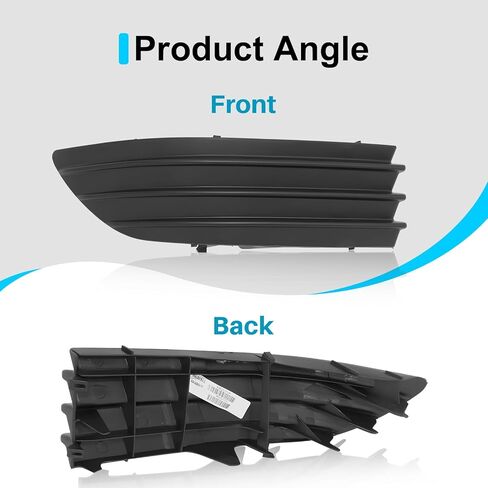 CarPartsDepot Van Front Bumper Grille Grill Filler Right (Passenger Side) Retainer Panel Plastic Compatible With 2004-2005 Toyota Sienna 346-44167-12 TO1089109 52127AE010 in Kuwait