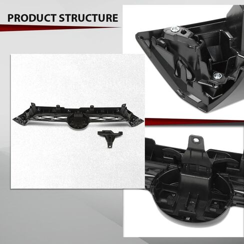 Front Upper Grille Grill Assembly Compatible with Toyota 4Runner Limited / SR5 / TRD 2014 2015 2016 2017 2018 2019 2020 5310135080C0, TO1200369 Black in Kuwait