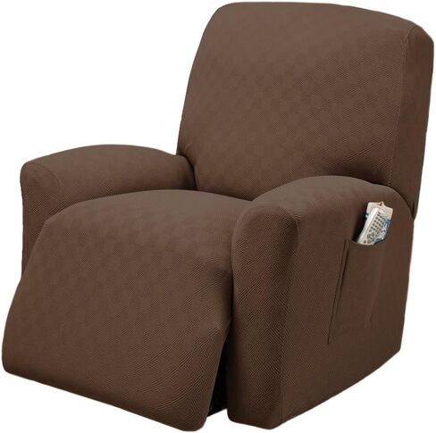 Stretch Sensations, Newport Recliner Slipcover, Standard Recliners, Perfect Chair Protection, Comfortable and Easy Stretch Fabric (Sage) in Saudi Arabia
