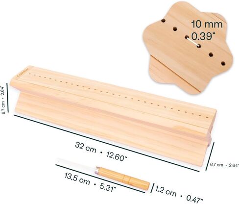 Craftelier - Book Binding Cradle kit with Awl Tool, Wax Threads for Book Binding and Needles - for Signatures, Journals & DIY Bookbinding Crafts in Kuwait