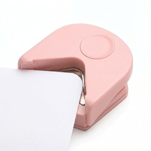 Mini Corner Rounding Punch Set for Paper, Photos, and Card Making, Handy Tool for Scrapbooking and DIY Craft Projects (Pink) in Kuwait
